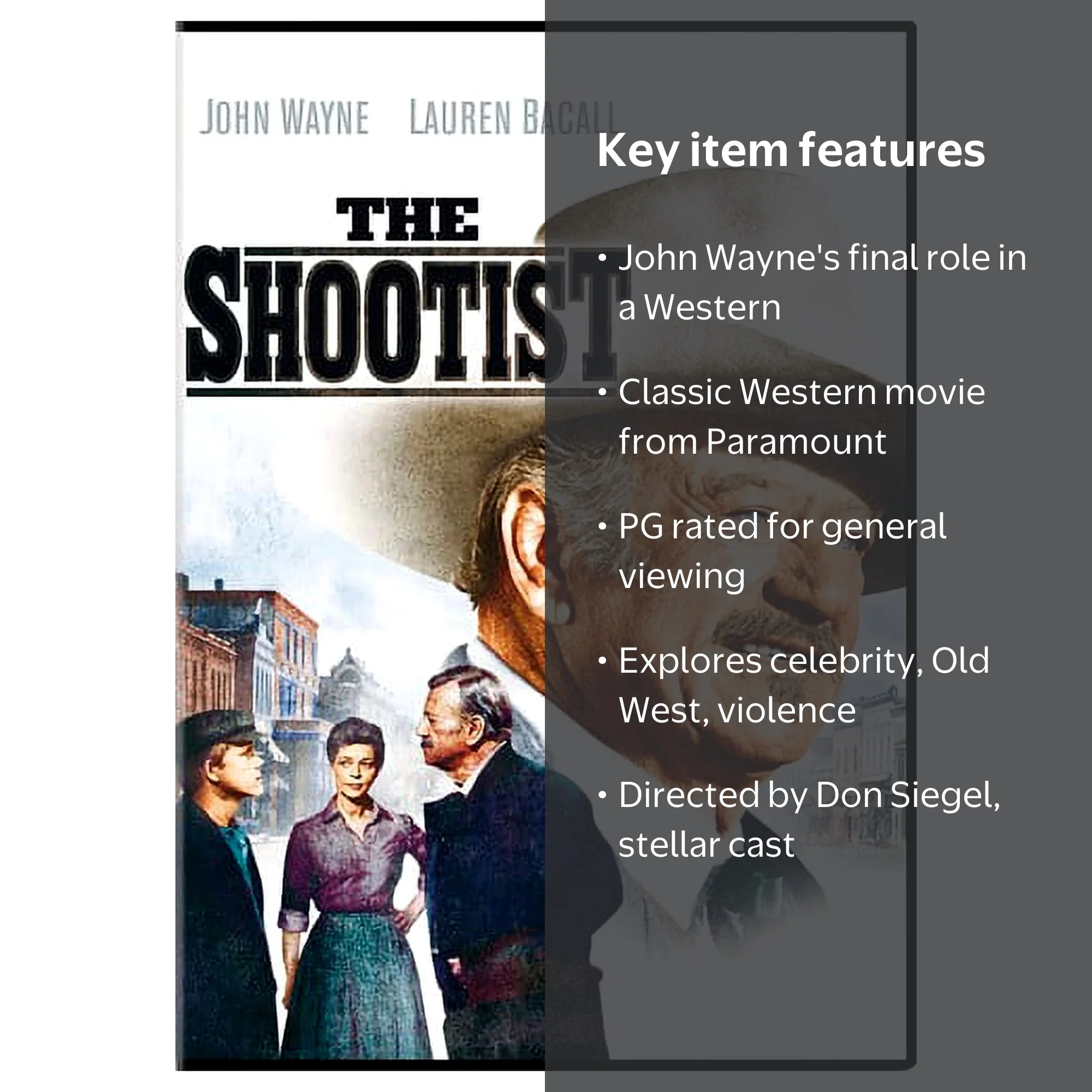狙撃 THE SHOOTIST 4作品セット　セルDVD The Shootist (DVD) - Walmart.com