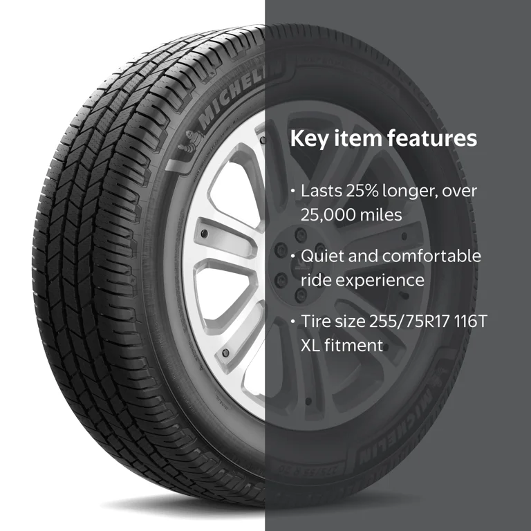 レッツII DX Michelin Defender LTX MS2 255/75R17 116T XL Tire - Walmart.com