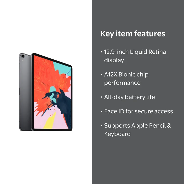 Apple 12.9-inch iPad Pro (2018) Wi-Fi 512GB - Walmart.com