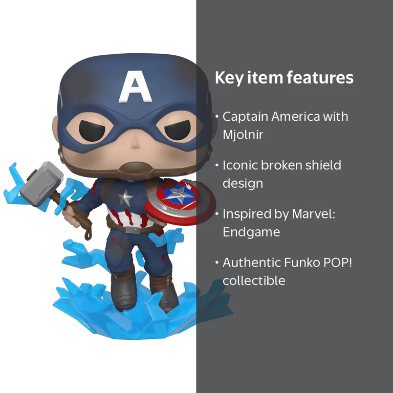 Funko POP! Marvel Vinyl Figures: Endgame - Captain America w