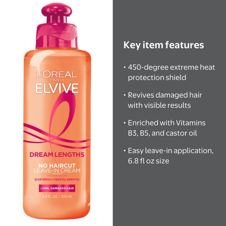 L'Oreal Paris Elvive Dream Lengths No Haircut Cream Leave In