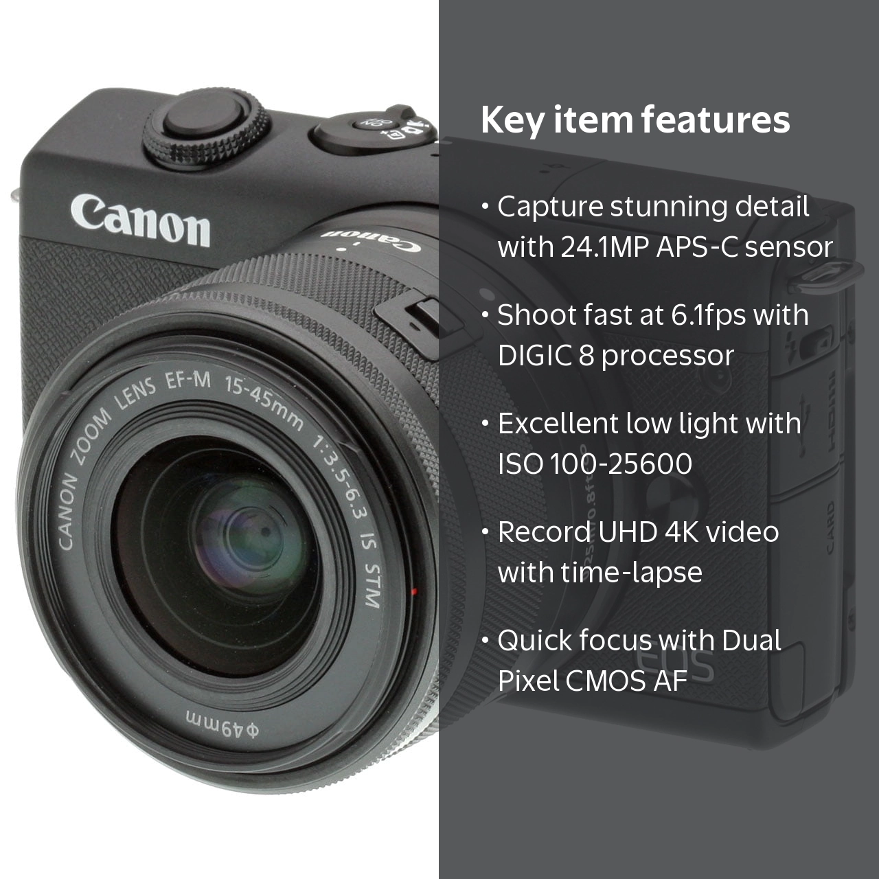 Canon EOS M200 本体 レンズ付き　2926 4.0 k2-_a7c2e701-8ec8-428b-ae86-