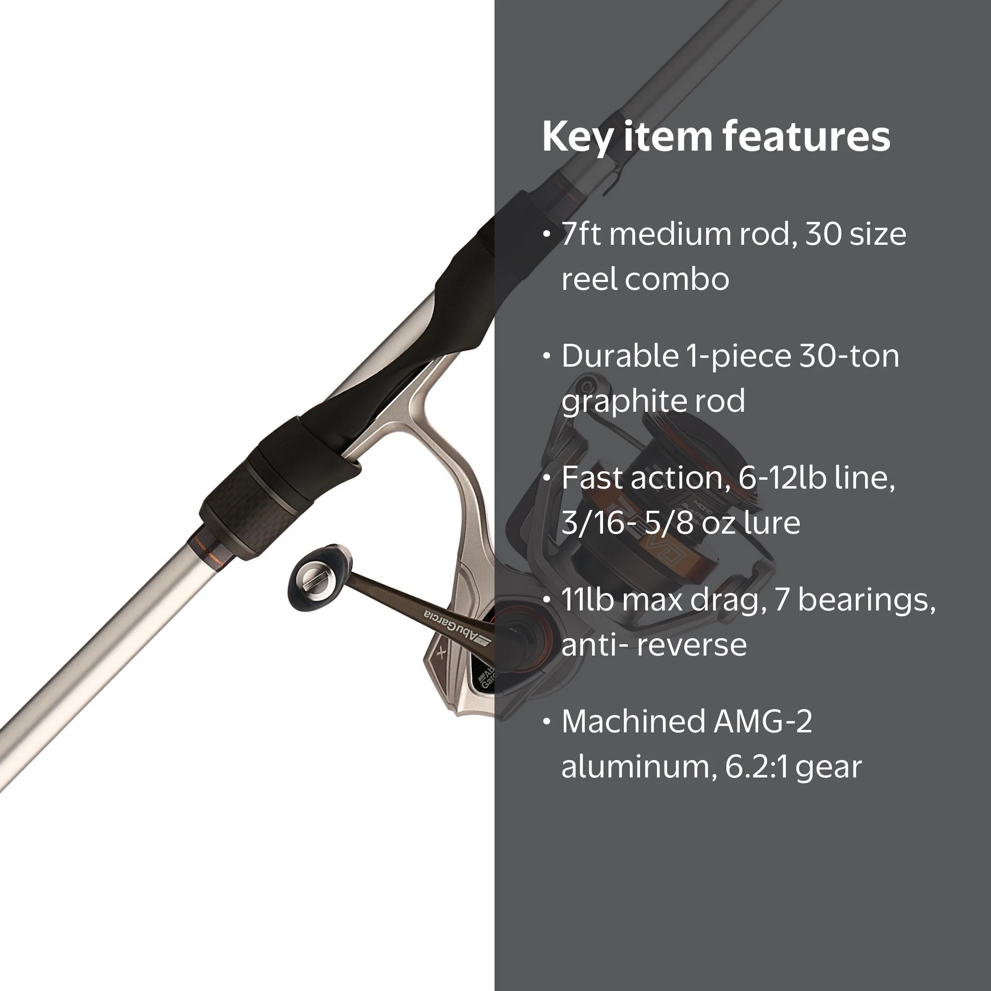 classic spinning combo ABU GARCIA Jordan Lee 7' Patent Drawing The reel is designed Model:853S JWR 1.5M Winter Ice Fishing