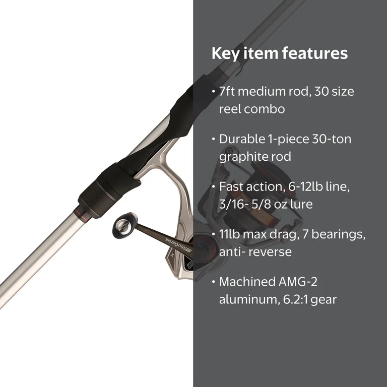 abu garcia revo x combo spinning - - 1 PC - Designed for serious anglers Revo Abu Garcia Fishing Rods