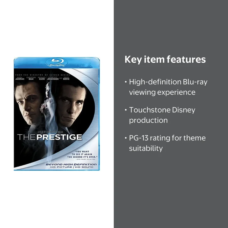Touchstone - The Prestige [BLU-RAY] - Walmart.com