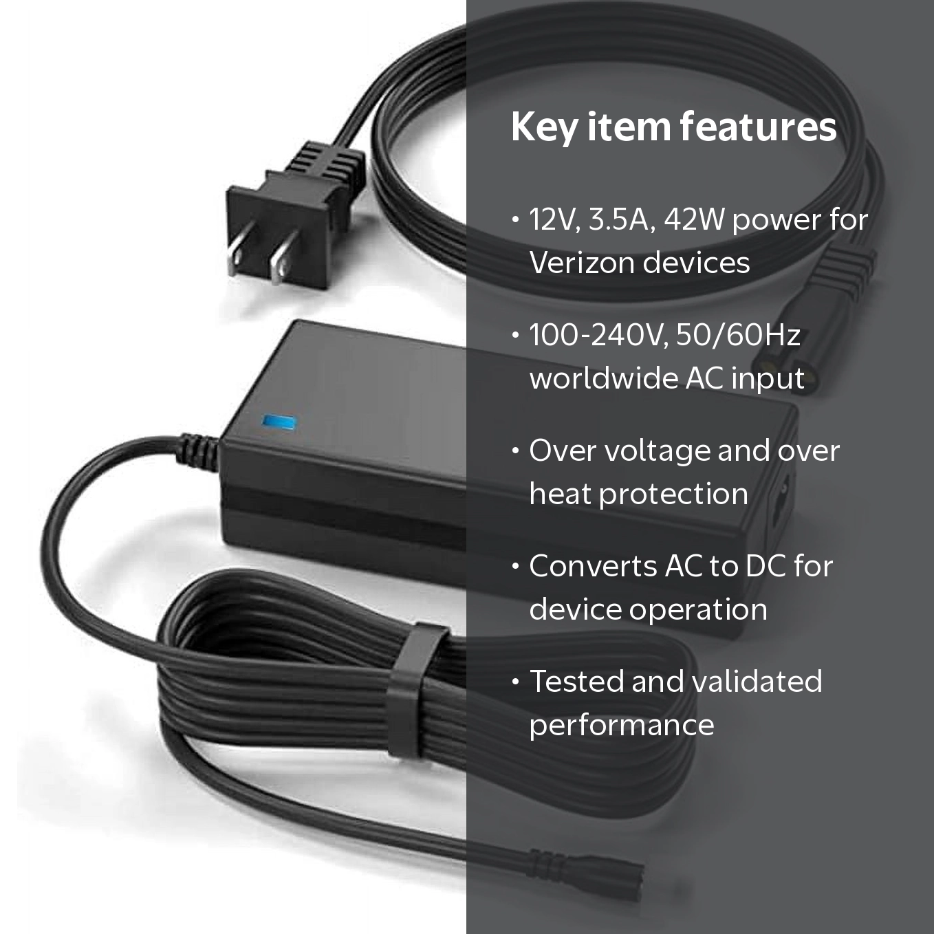 Onerbl 12V AC-DC Adapter Compatible with Verizon Internet Gateway
