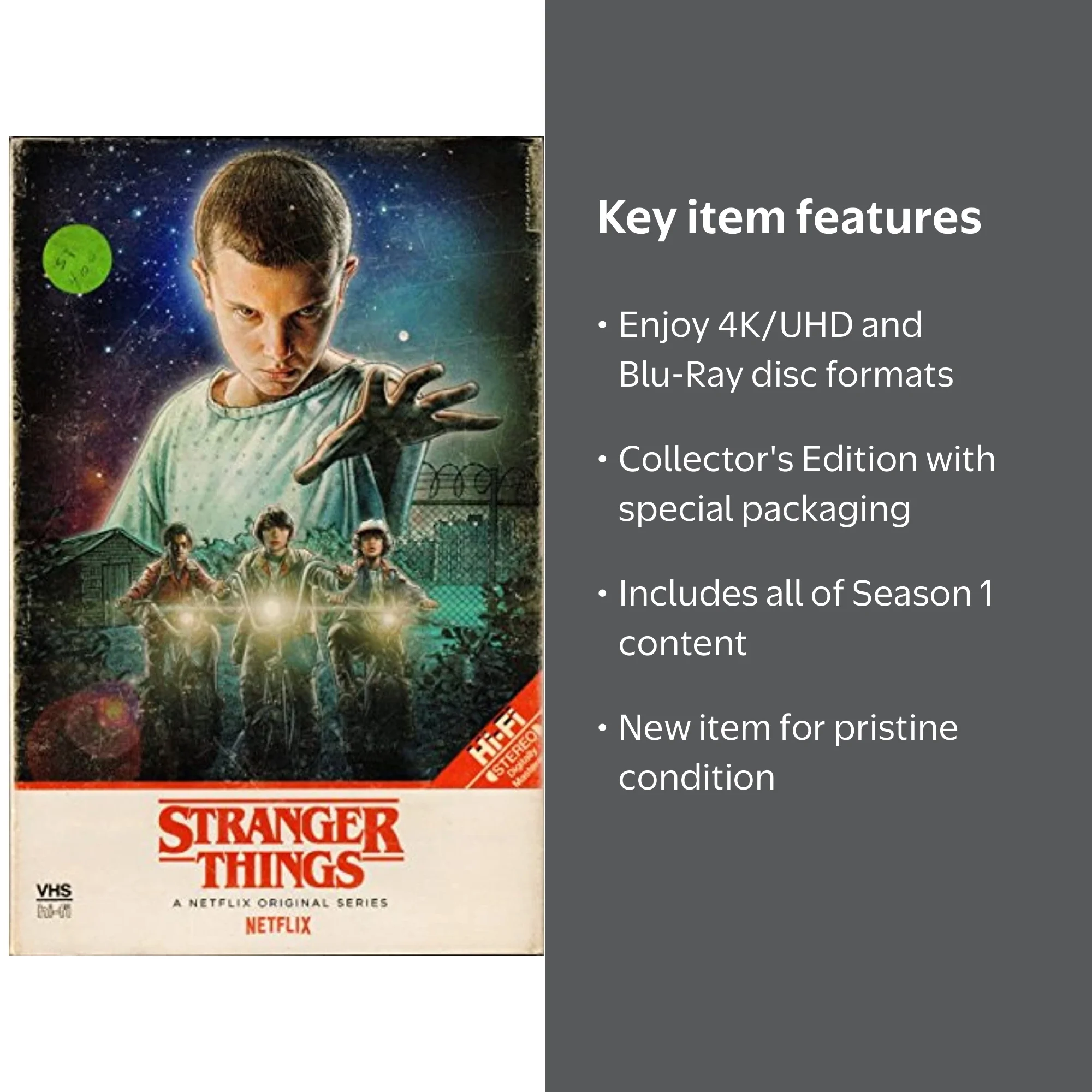 Netflix Stranger Things: Season 1 Collector's Edition (4K/UHD +