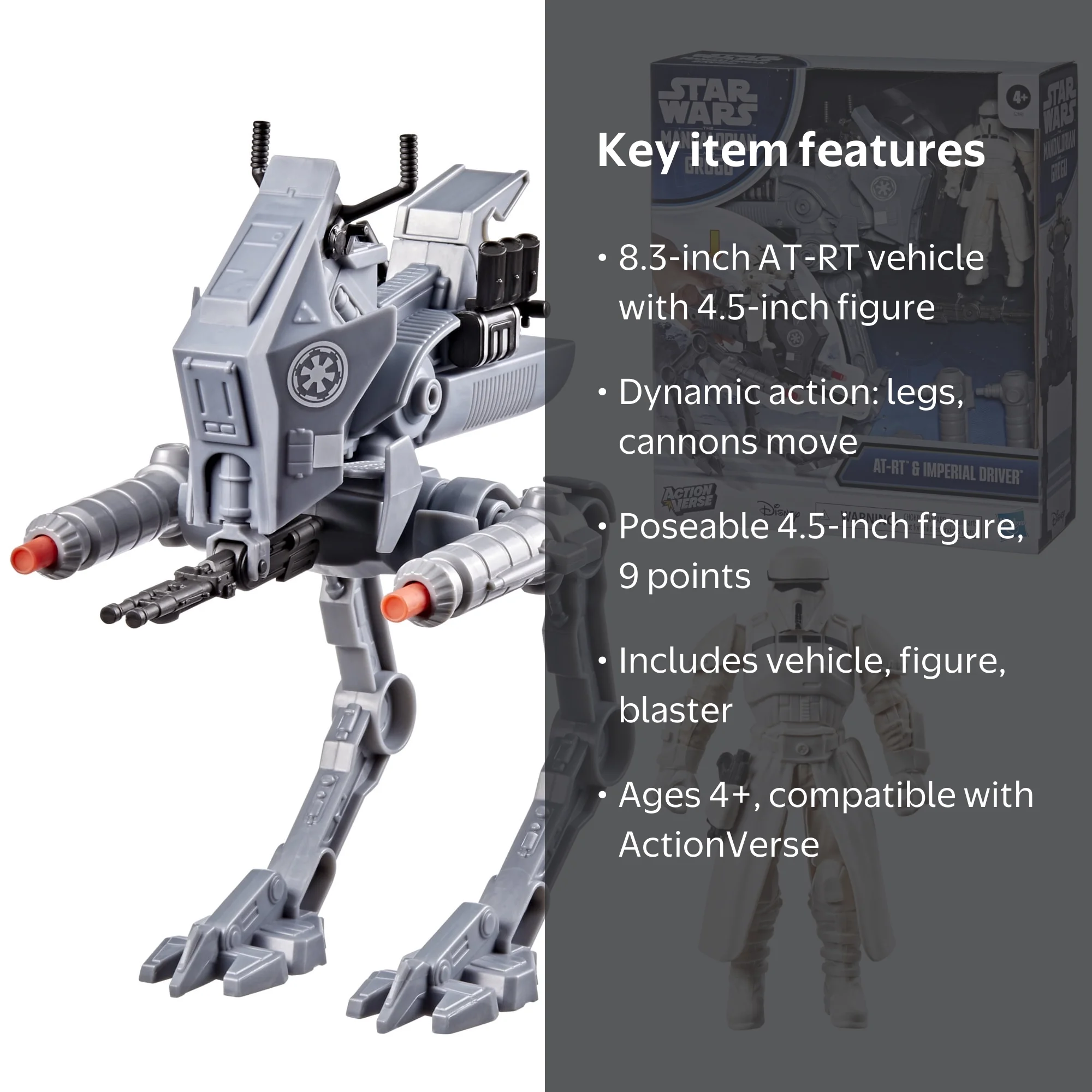 Star Wars ActionVerse AT-RT & Imperial Remnant AT-RT Driver