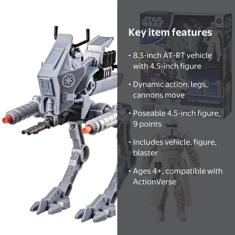 Star Wars ActionVerse AT-RT & Imperial Remnant AT-RT Driver