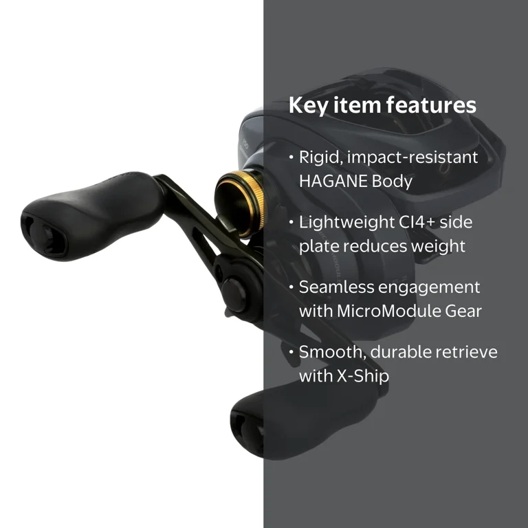 Shimano, Fishing Reel, CUDC150, Low Profile Baitcasting - Walmart.com