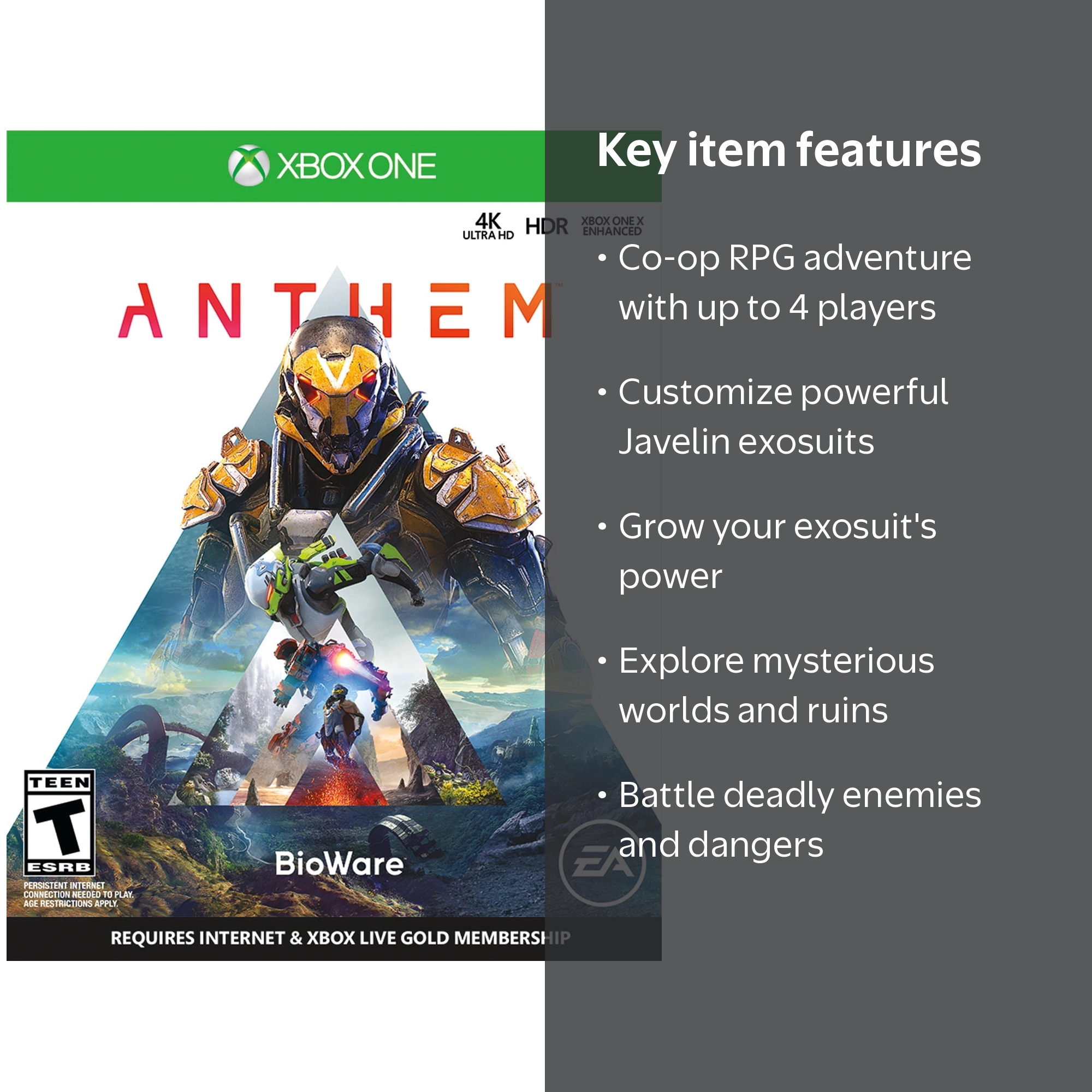 Electronic Arts Anthem Game for Xbox One by Microsoft