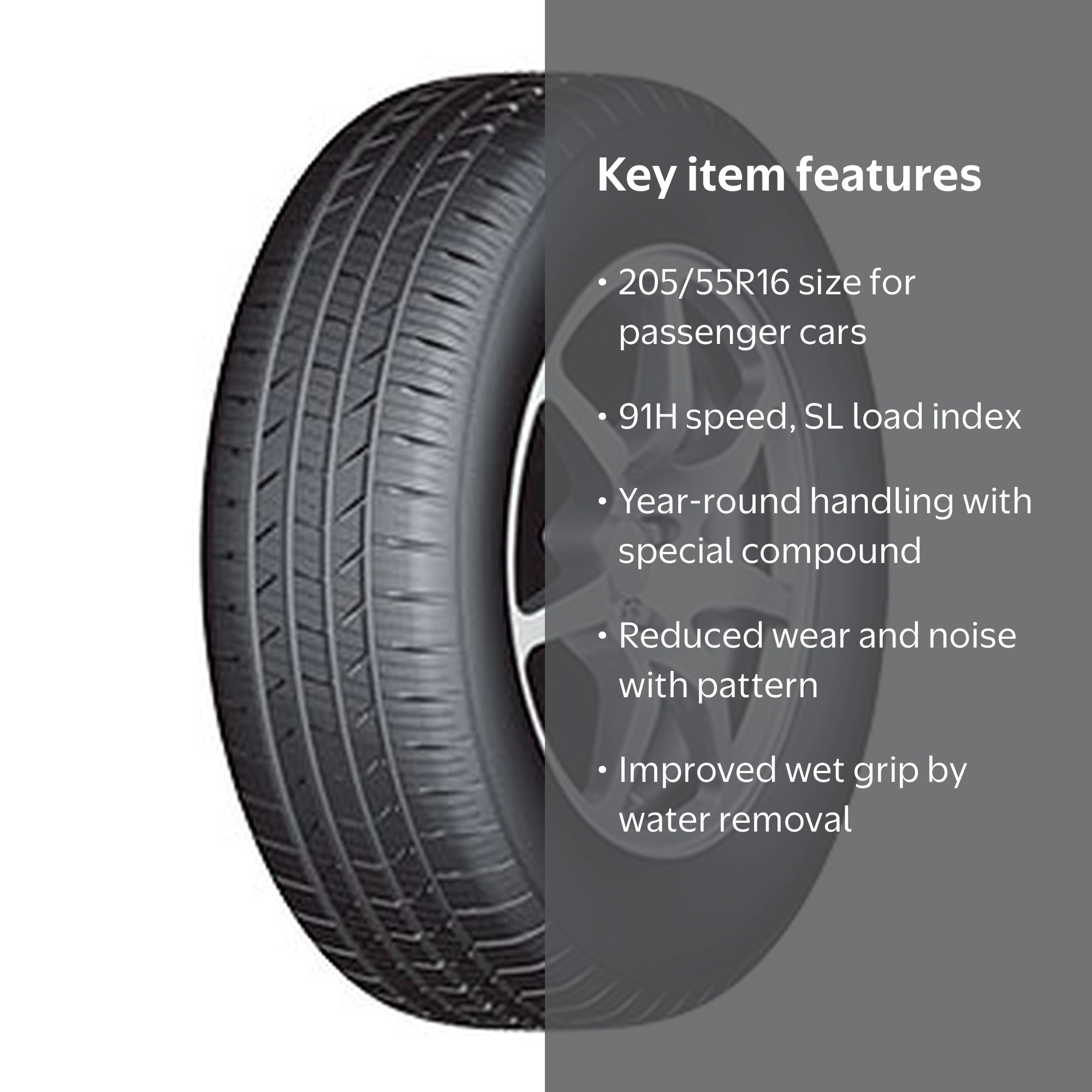 Leao Lion Sport HP3 All Season 205/55R16 91H Passenger Tire