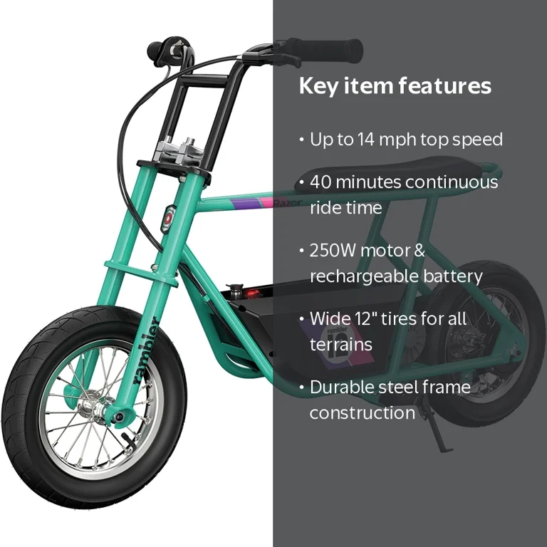 ピピ太郎 ファイター 12 RL Razor Rambler 12 Seated Electric Scooter- Mint, up to 14 mph, 12