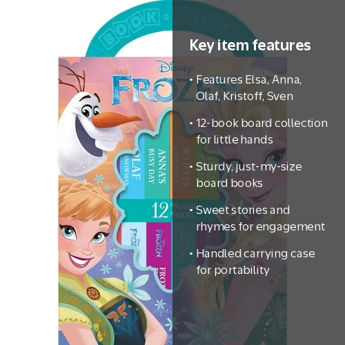 PI Kids, Disney Frozen: 12 Board Books, 12 Book Set, Unisex