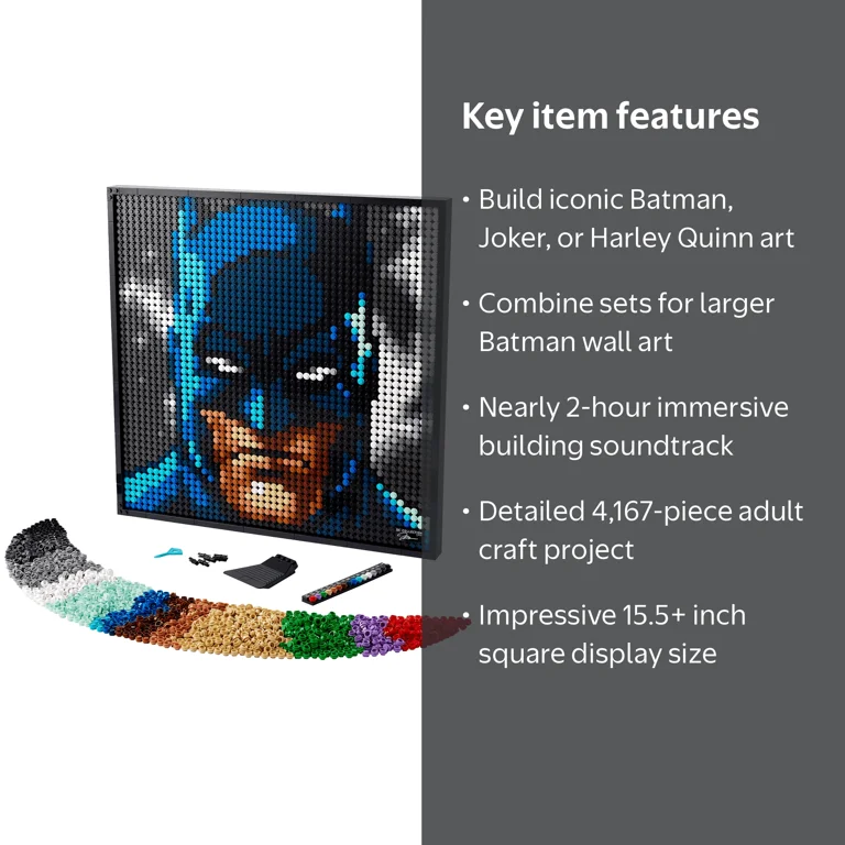 LEGO Art Jim Lee Batman Collection 31205 - Joker Mosaic DC Comics