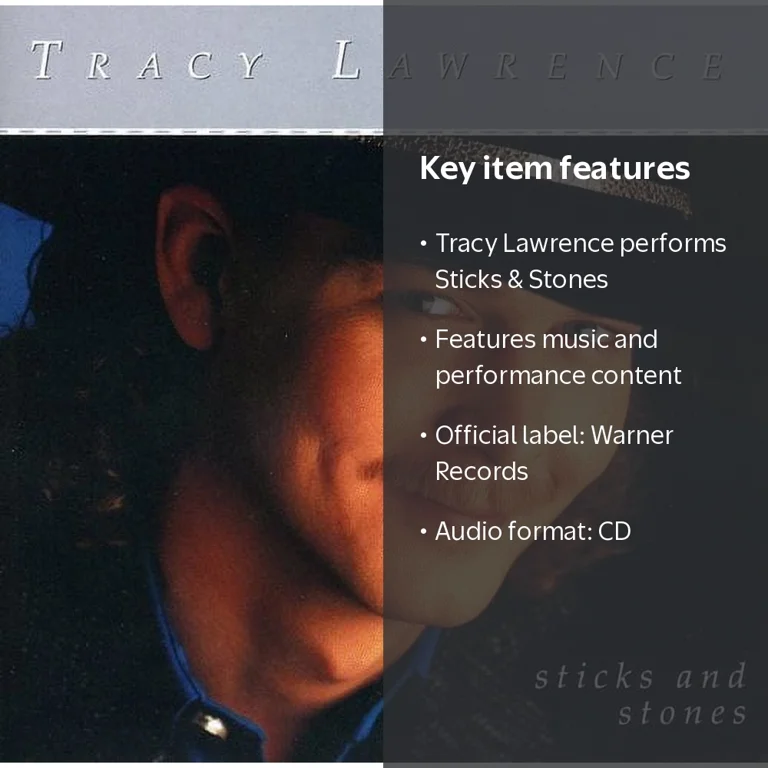Tracy Lawrence - Sticks & Stones - Music & Performance - CD