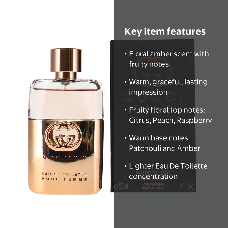 Gucci, Eau De Toilette for Women, 1.6 Oz, Floral Perfume - Walmart.com