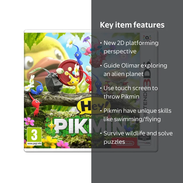 Nintendo 3DS Game - HEY! Pikmin by Nintendo, 045496744564