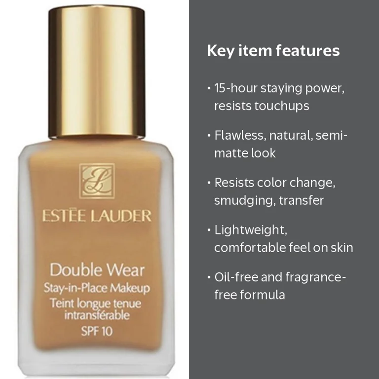 Estee Lauder Double Wear Stay-In-Place Foundation, 1N2 Ecru, Semi