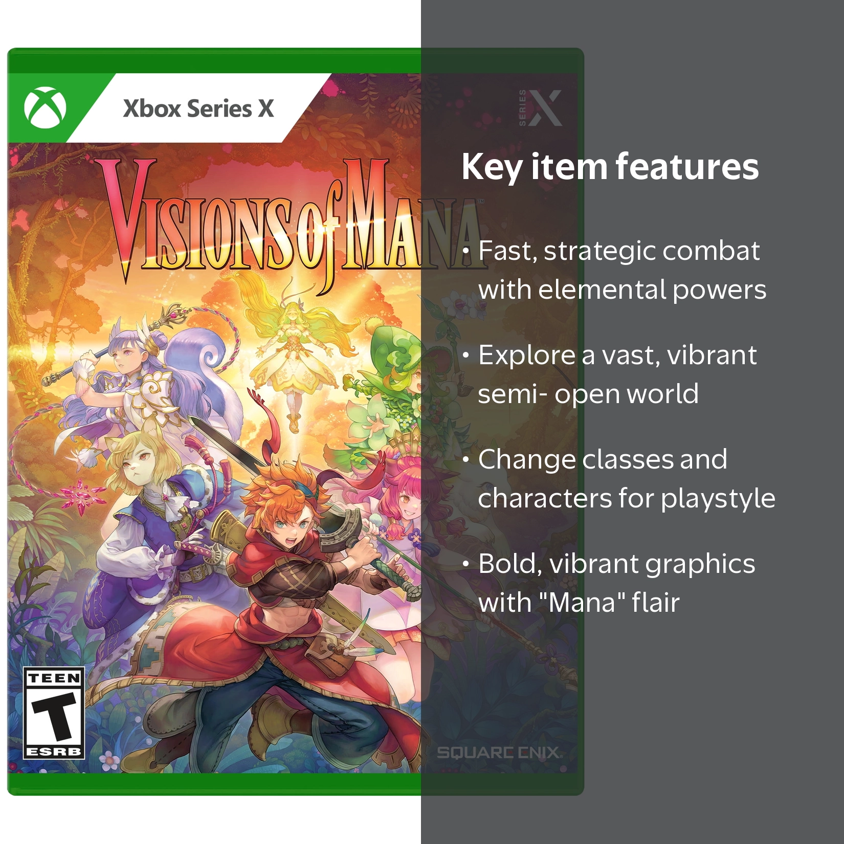 Square Enix Visions of Mana for Xbox Series X, Fantasy Adventure