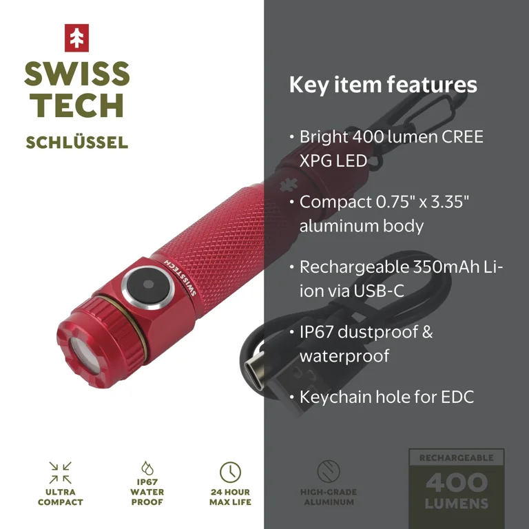 550 lumens cree xp g3 s5led mini keychain rechargeable flashlight Fenix E05R LED lasting LED bulb Produces 15 lumens Rugged machined aluminum Simple twist on and off design Includes a carabiner A2 550 Lumens Cree Xp-g3