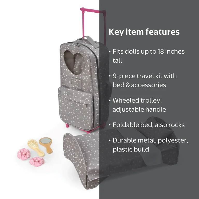 badger basket doll travel backpack with plush friend compartment Basket: Storage & Carriers This compact and lightweight set is ideal for sleepovers and playdates Badger Basket Doll Travel Backpack