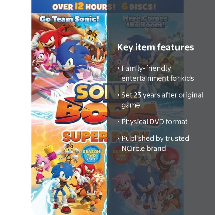 Sonic Boom Super Pack (DVD), NCircle, Kids & Family - Walmart.com