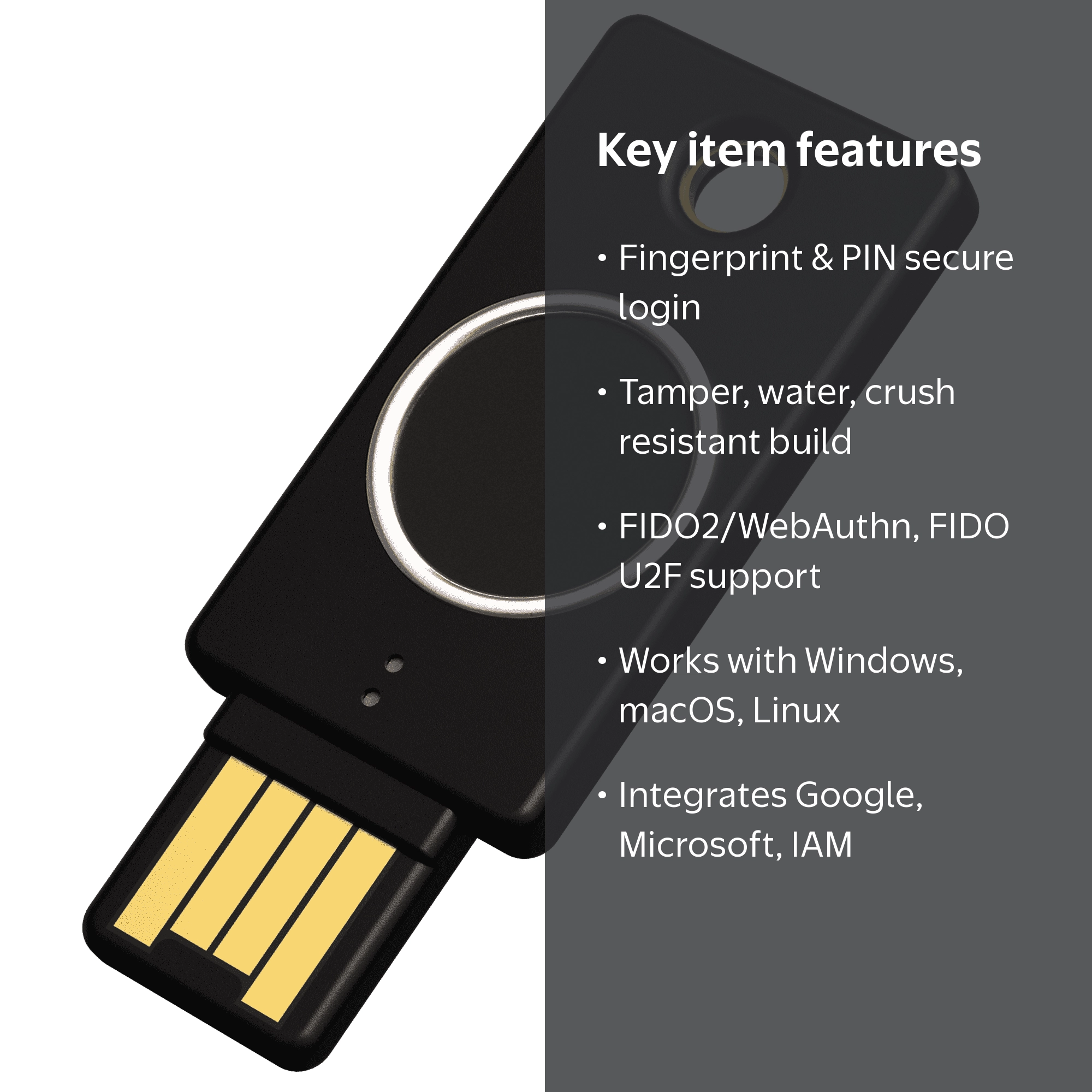 セキュリティ・セーフティ yu3 Yubico YubiKey Bio (FIDO Edition) - Basic Compatibility, MFA