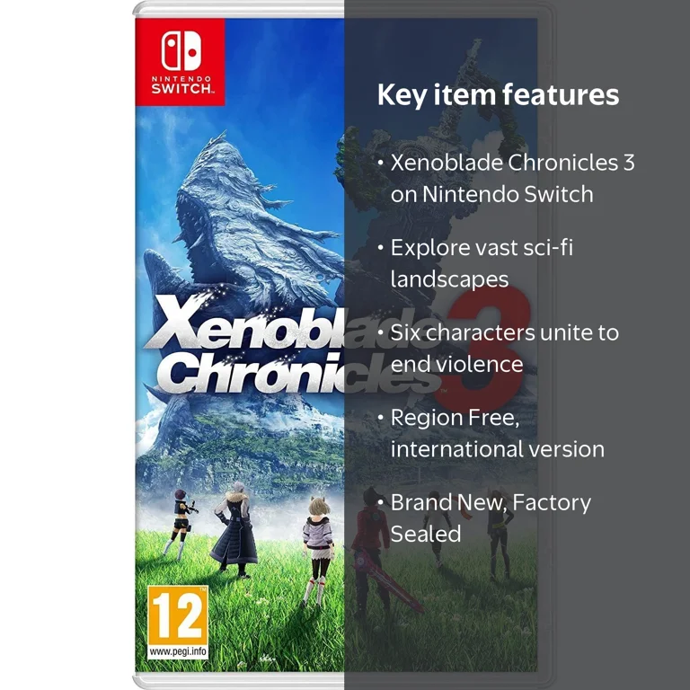 Free Shipping! Brand New Factory Sealed Xenoblade Chronicles 3