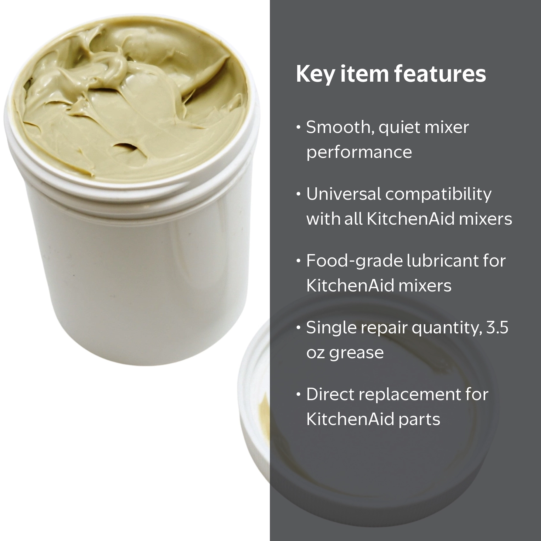 3.5 Ounces of Lubricating Grease for One Kitchenaid Stand Mixer