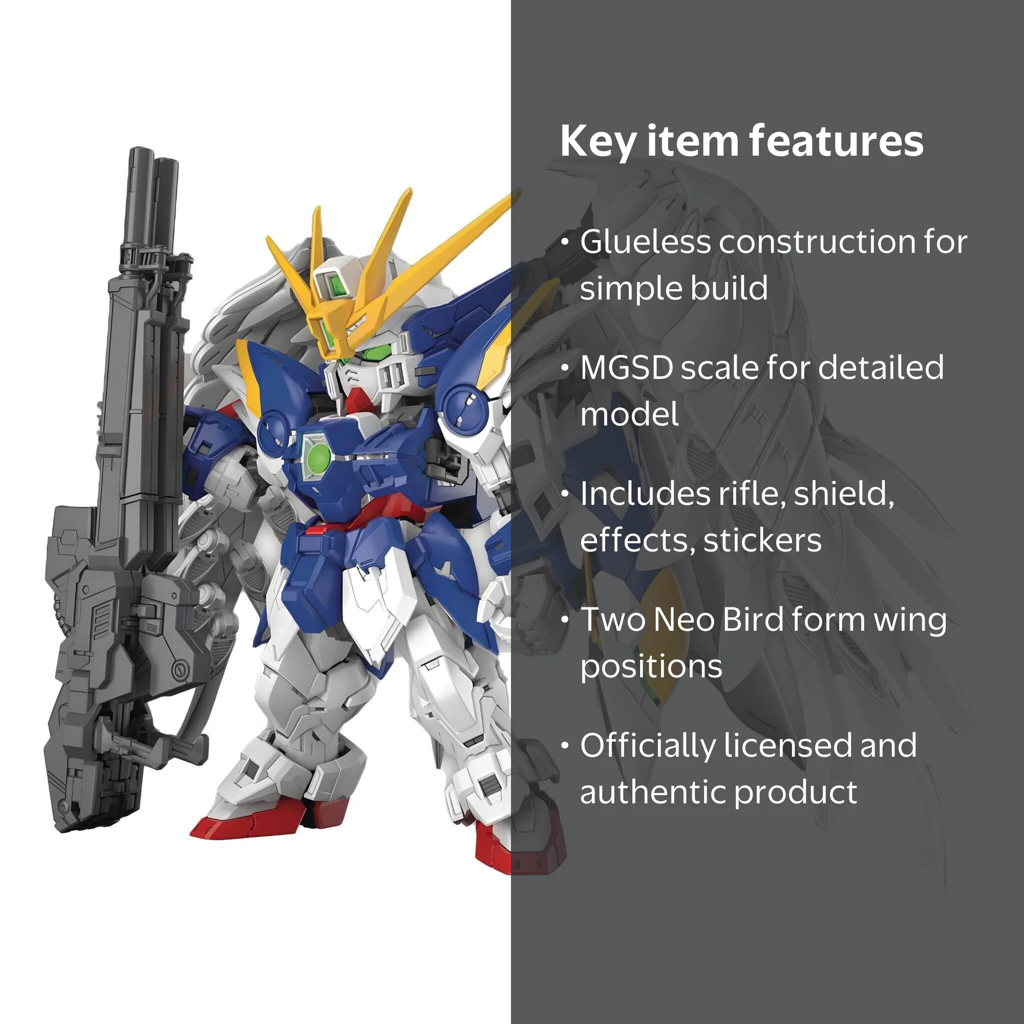 Bandai MGSD Wing Gundam Zero EW Model Kit - Walmart.com