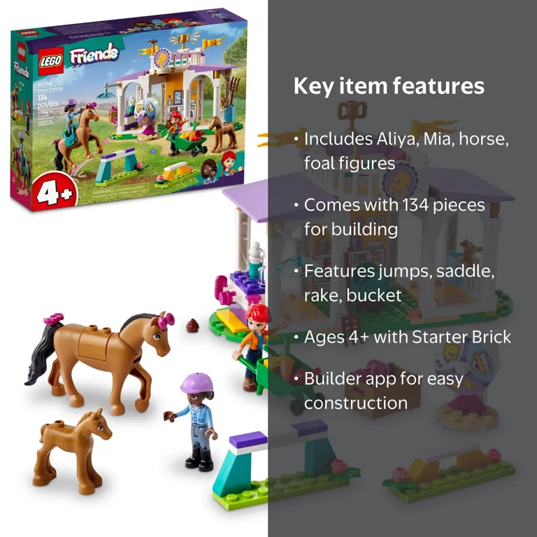 LEGO, Friends Horse Training Set, 41746, Multicolor - Walmart.com