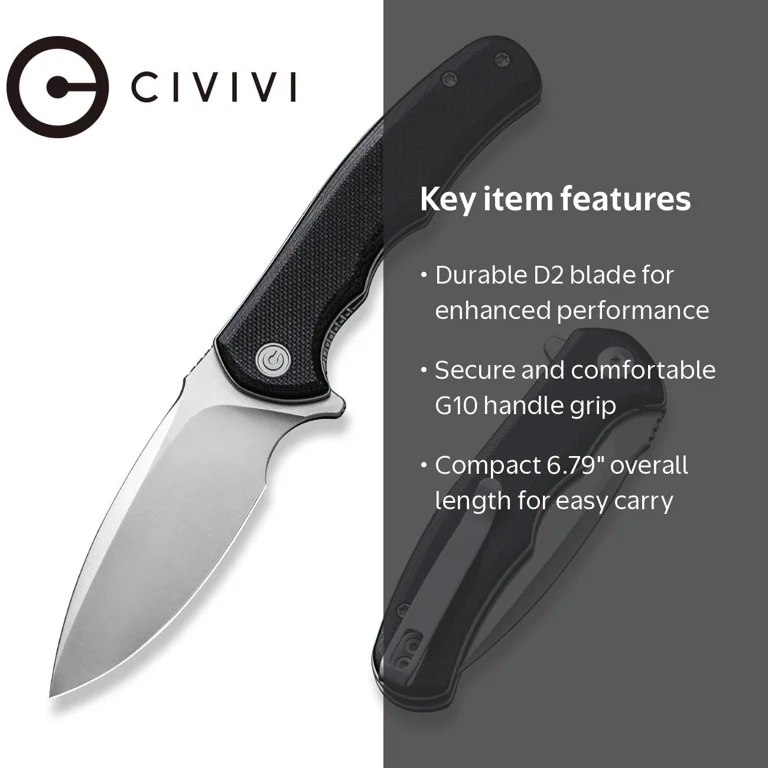 CIVIVI, Pocket Folding Knife, 2.98