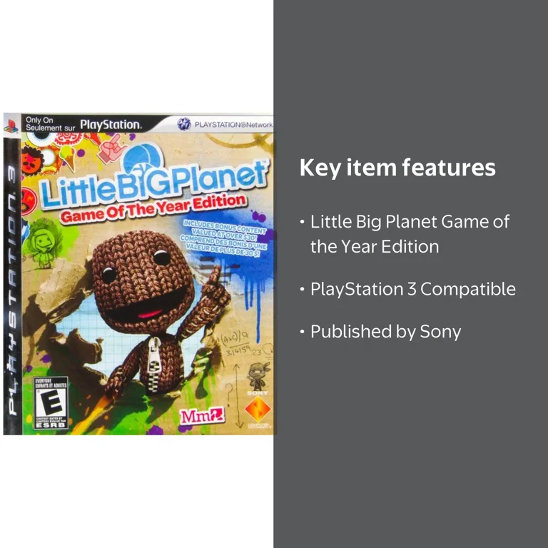 DARZU, Little Big Planet Game of the Year, Sony PS3, 711719820826