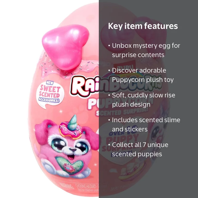 Rainbocorns Puppycorn Scented Surprise! Series 8 Mystery Slow Rise