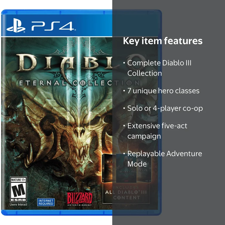 Diablo III Eternal Collection, Activision, PS4, Action Role