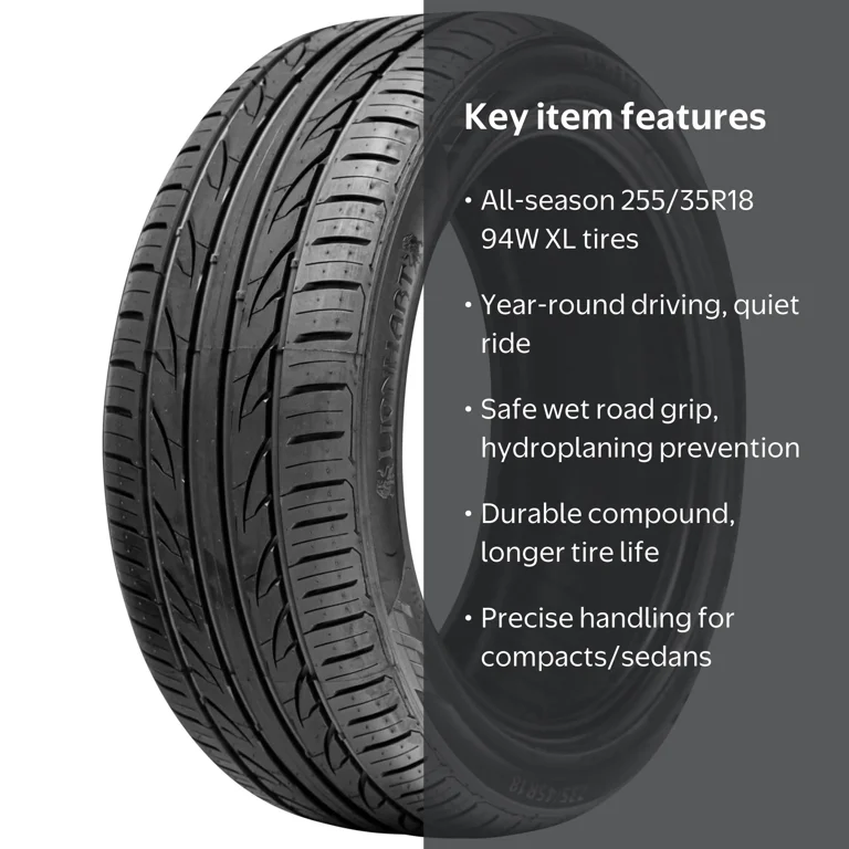 Lionhart LH-503 All Season 255/35ZR18 94W XL Passenger Tire for