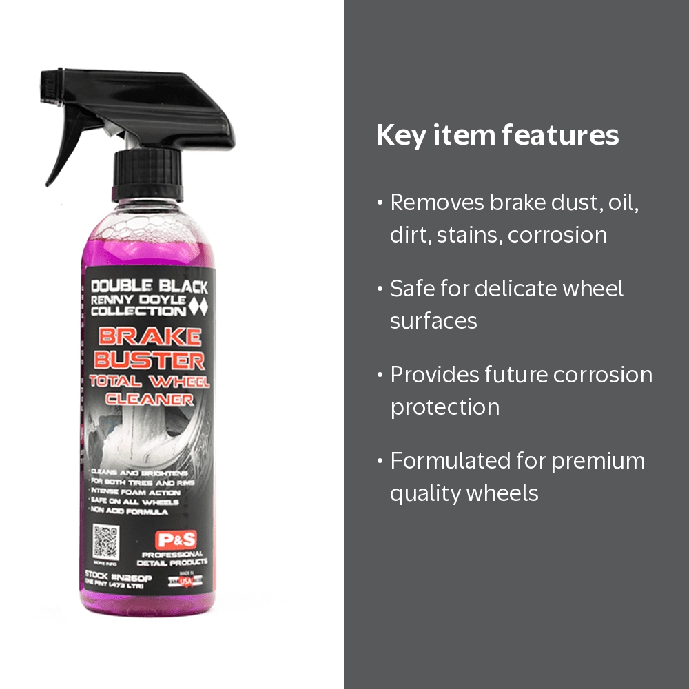 P&S Brake Buster Total Wheel Cleaner, Safely Removes Brake Dust