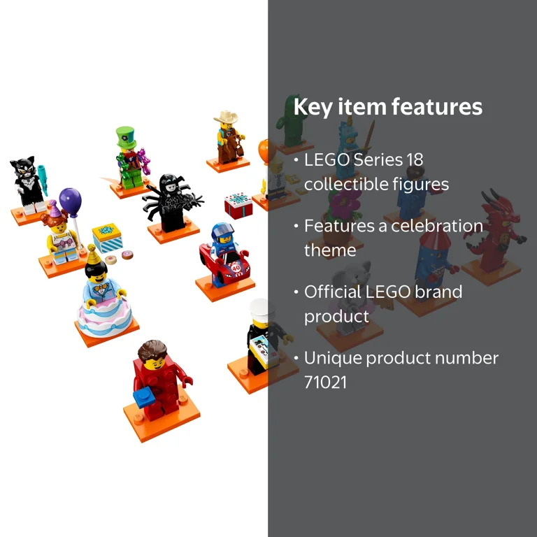 LEGO LEGO Minifigures Series 18: Party 71021 - Walmart.com