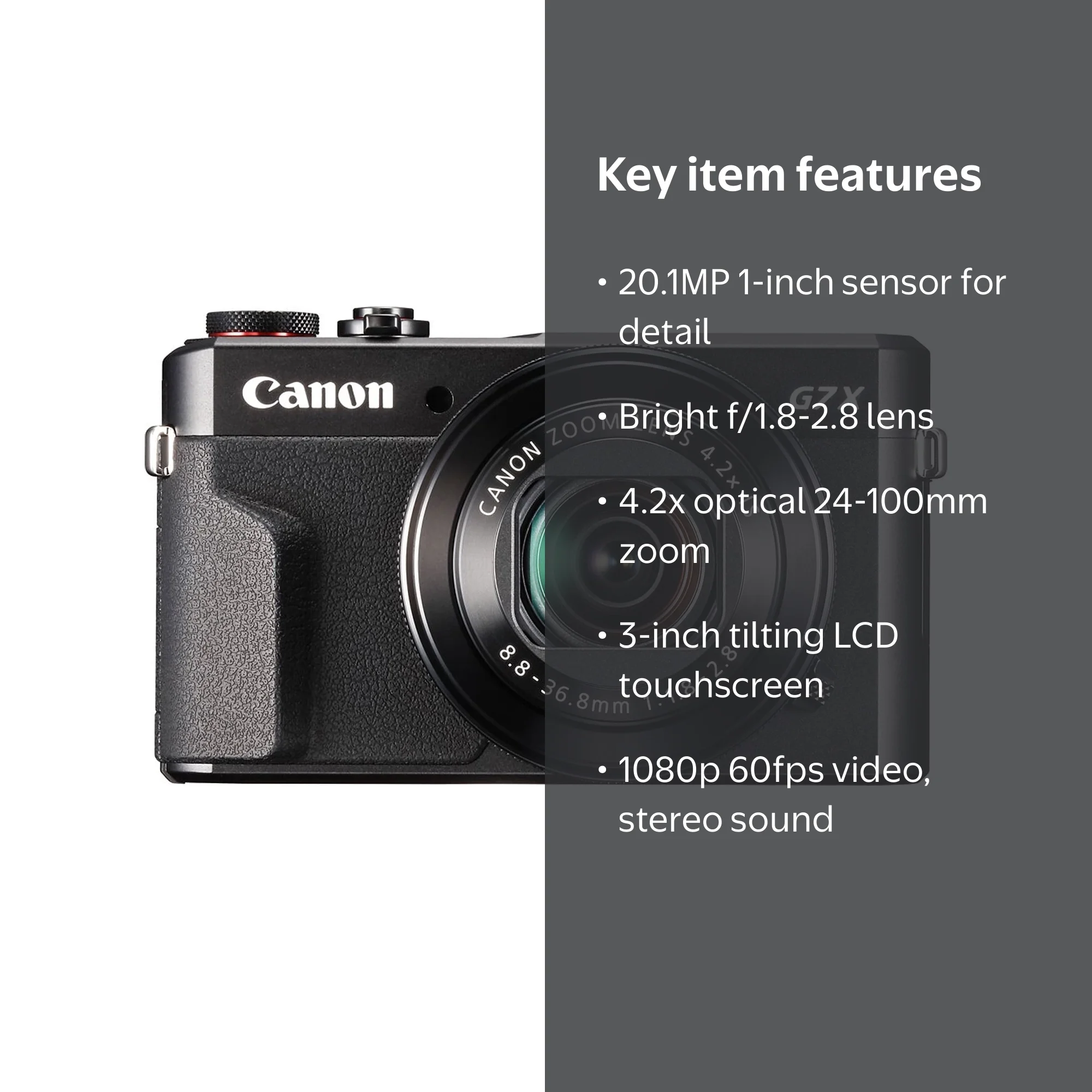 Canon PowerShot G7 X Mark II 20.1MP Professional WiFi Photo