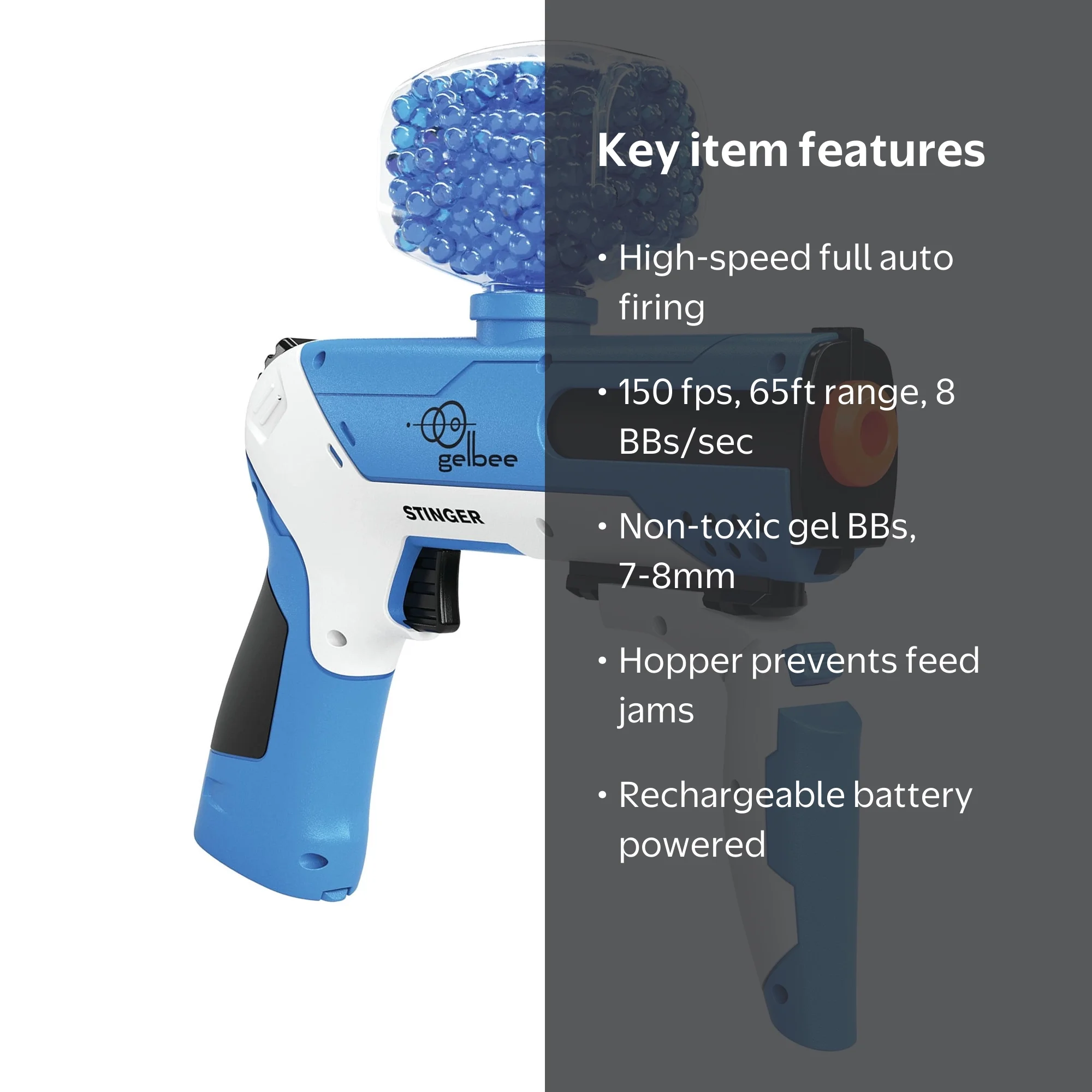 GelBee's Stinger Water Bead Blaster Toy, Age 14-99 - Walmart.com