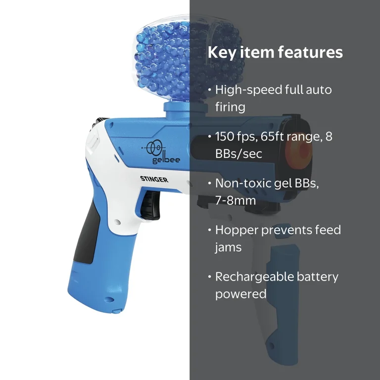 GelBee's Stinger Water Bead Blaster Toy, Age 14-99 - Walmart.com