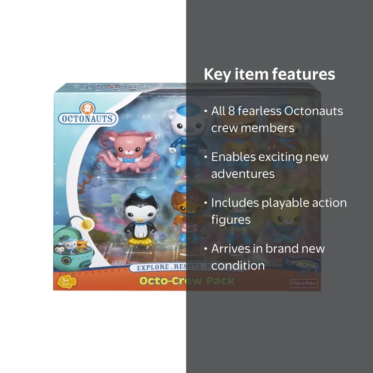 Octonauts Octo-Crew Pack Figure Set - Walmart.com