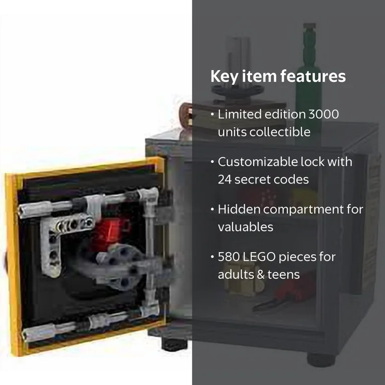 LEGO, Sheriff's Safe 910016 Bricklink Program, 580 Pieces, Unique