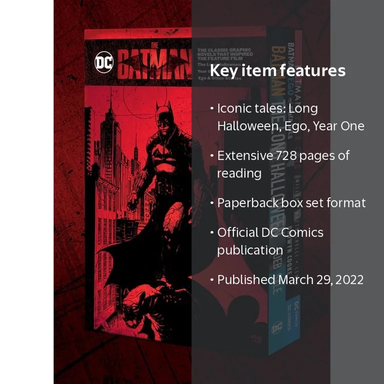Jeph Loeb, The Batman Box Set, 728 pages, Paperback collection