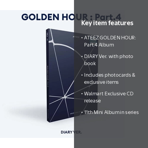 Ateez - GOLDEN HOUR: Part.4 - DIARY Ver. (Walmart Exclusive