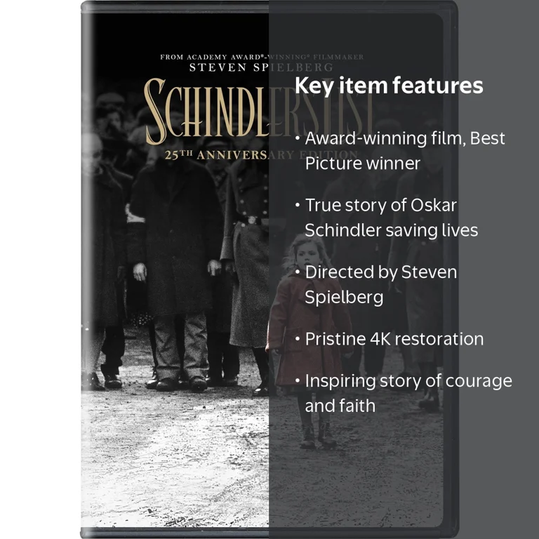 SDS, Schindler's List 25th Anniversary Edition DVD, Steven