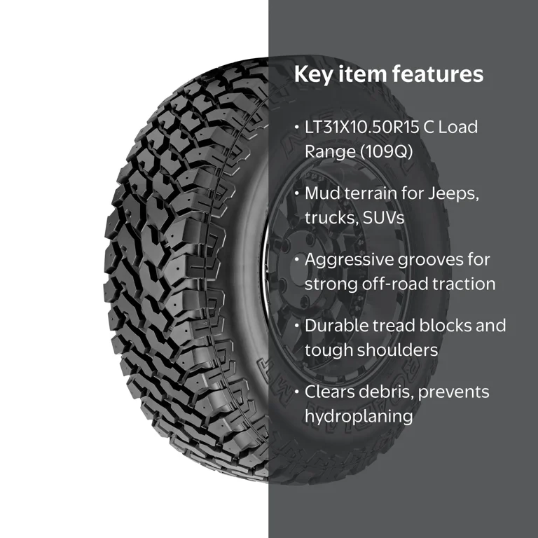 Nexen Roadian MT Mud Terrain LT31X10.50R15 109Q C Light Truck Tire
