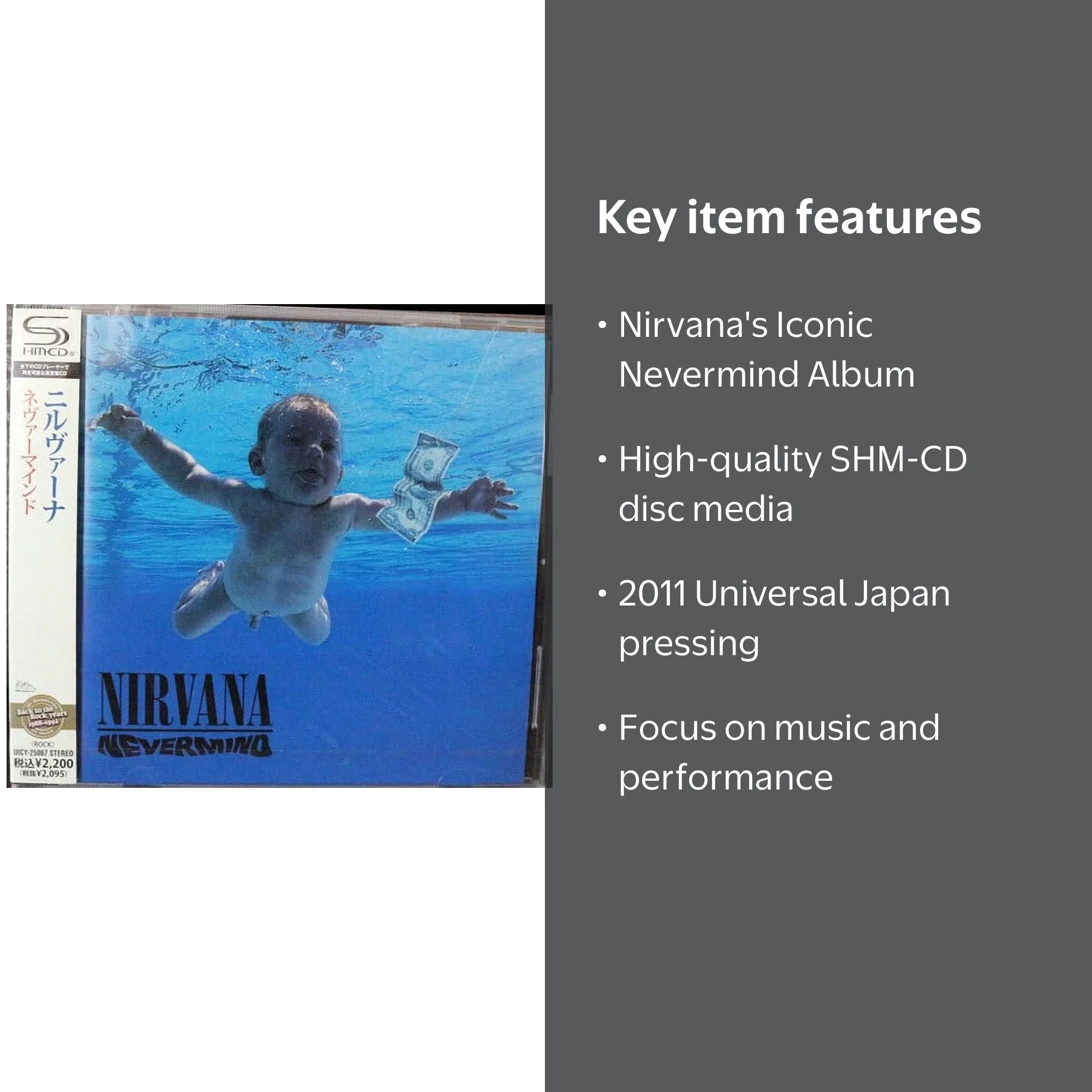 Nirvana - Nevermind (SHM-CD) - Music & Performance - CD - Walmart.com