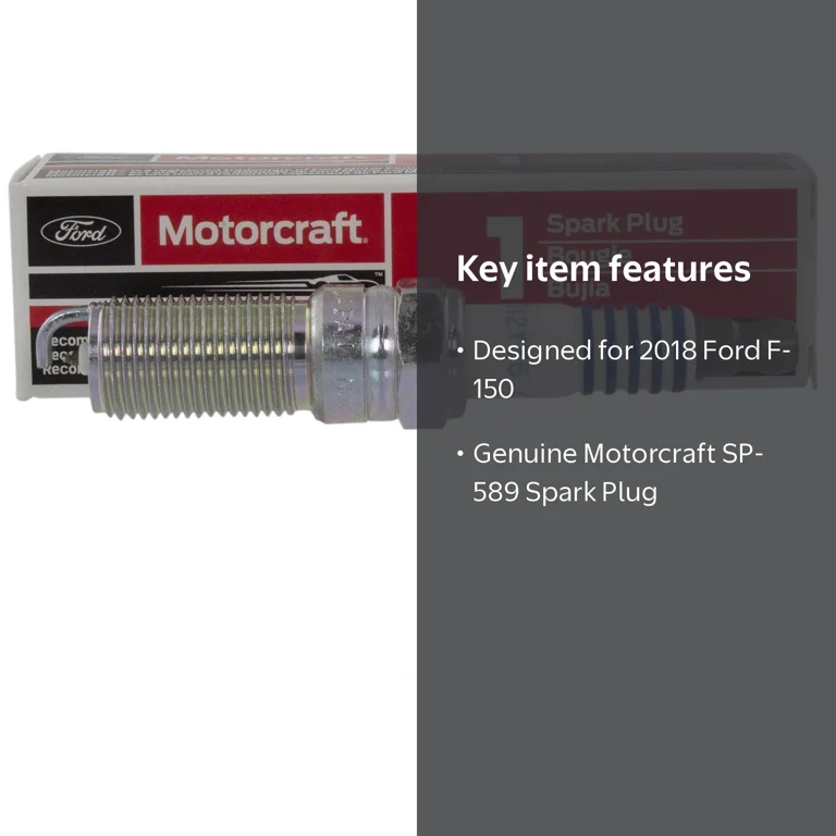 Motorcraft, Spark Plug, RC12YC, Set of 8 for 2018 Ford F-150